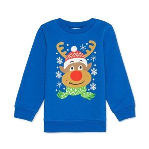 #64 Hybrid Apparel Boys Rudolph Holiday Sweatshirt